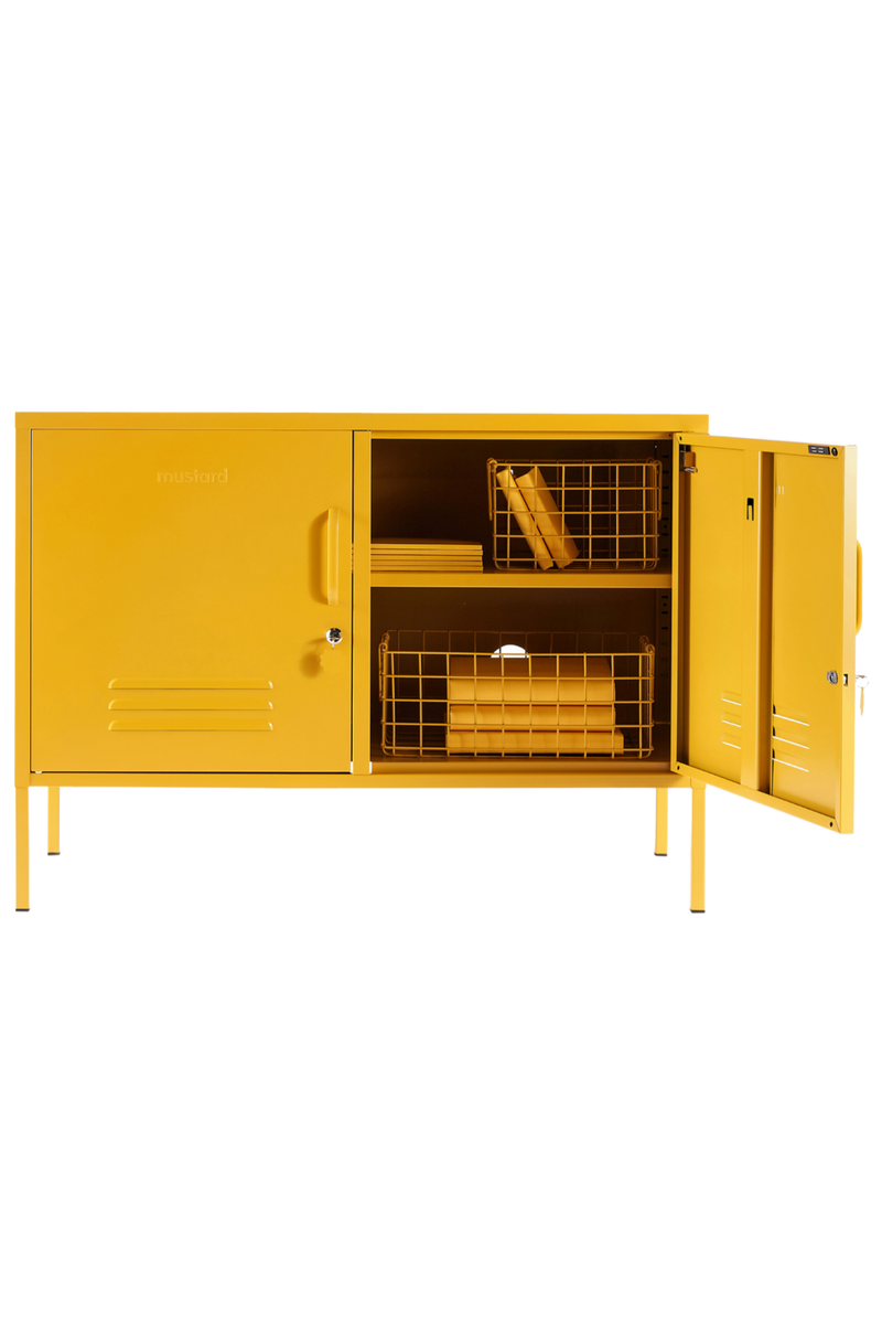 Mustard Made | The Lowdown Metal Locker in Mustard