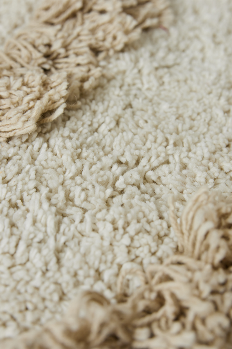 HKLIVING ® | Cream Round Bath Mat