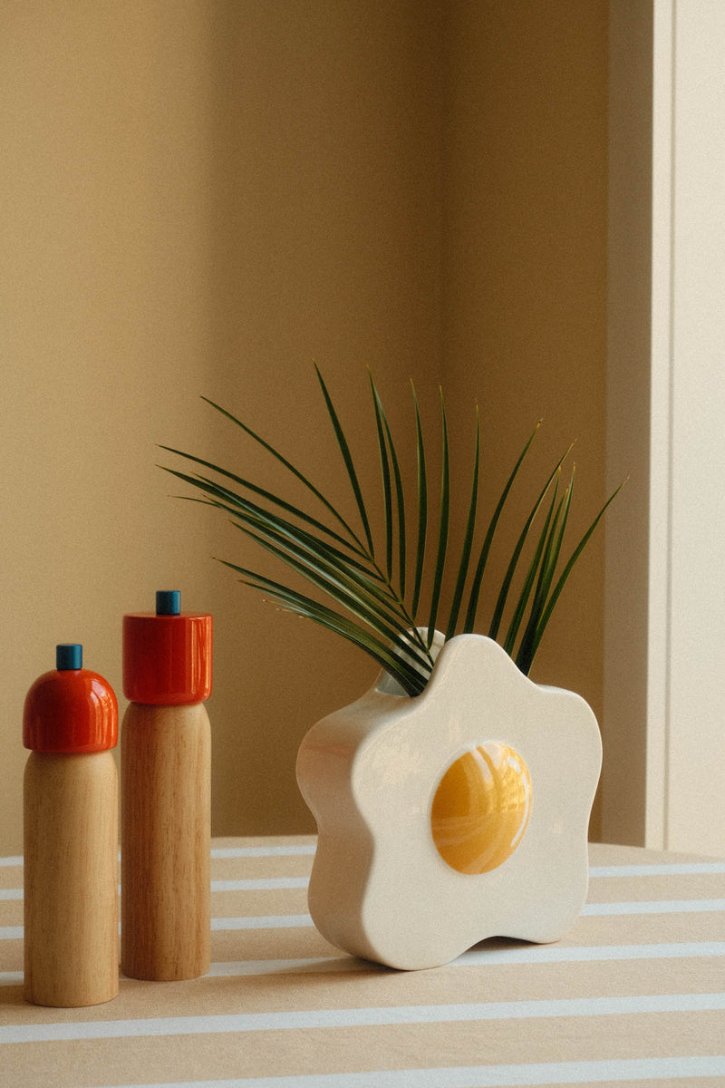 Fried Egg Vase