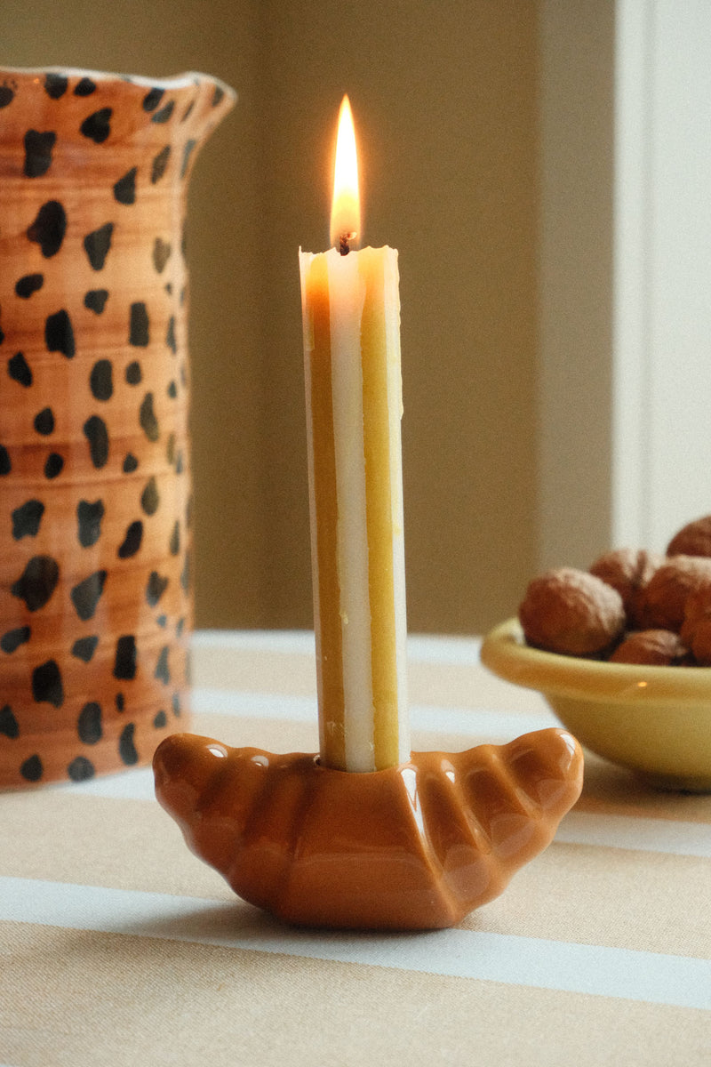 Croissant Candle Holder