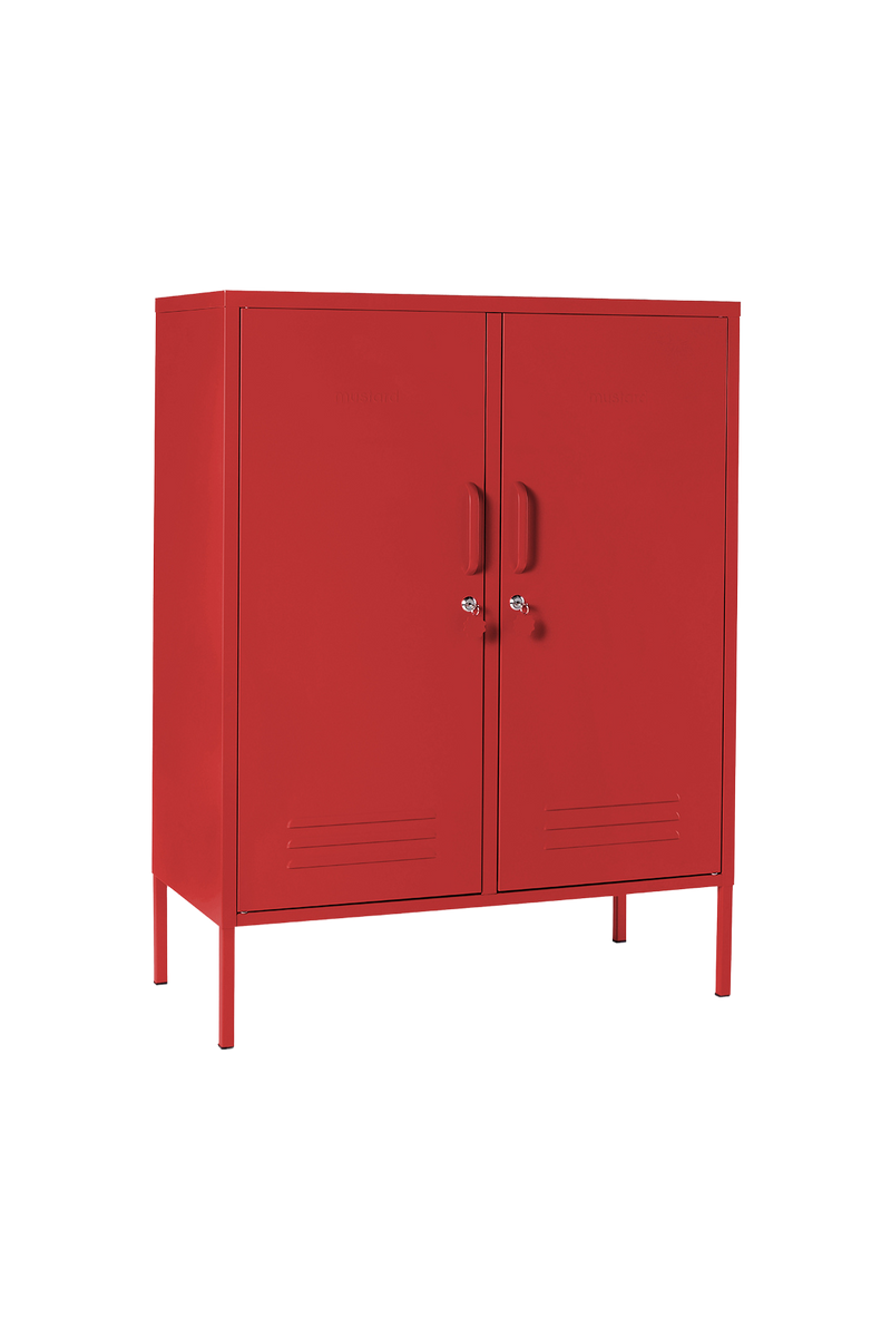 Mustard Made | The Midi Metal Locker in Poppy