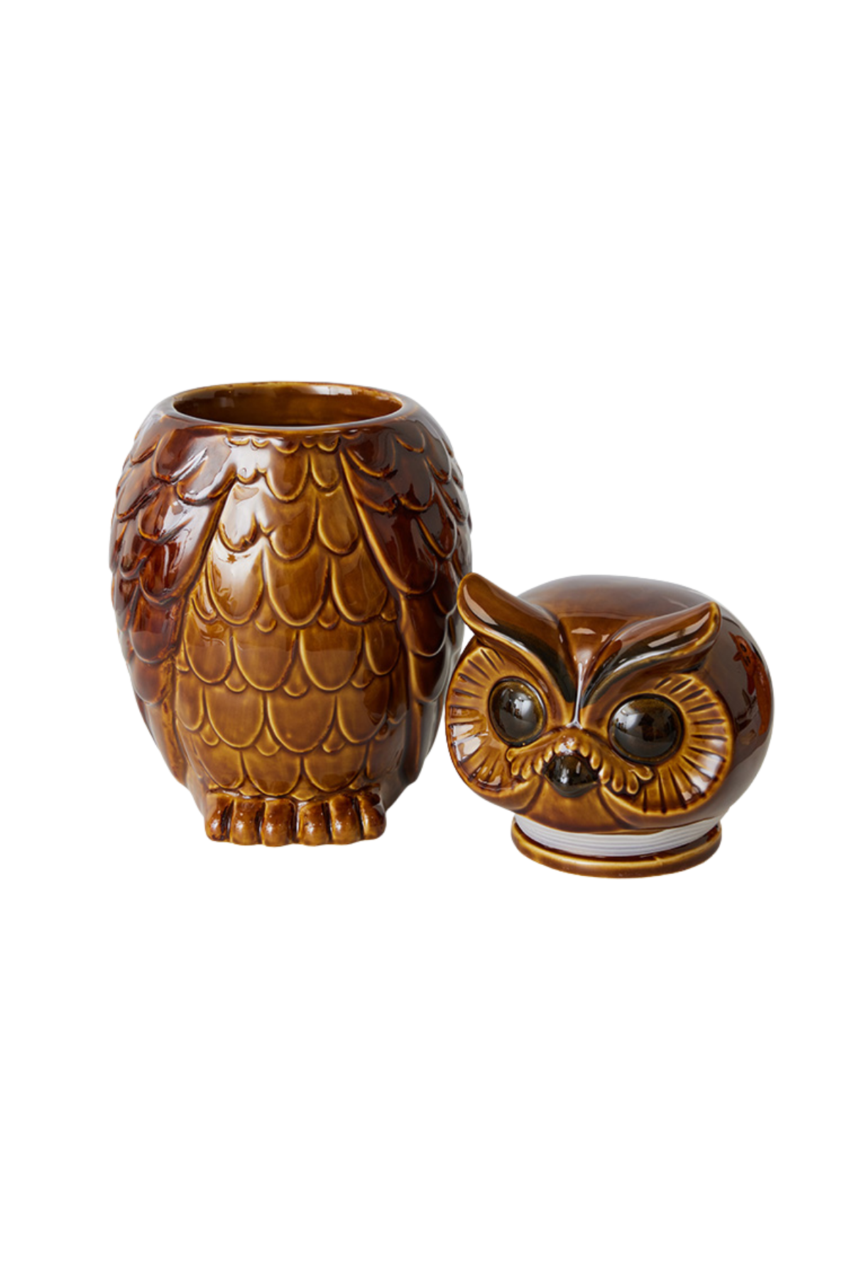 極美品 owl classic Freja / TARPtoTARP ver. HKLIVING ® | Ceramic Roasted Brown Owl Jar – Spicer and Wood