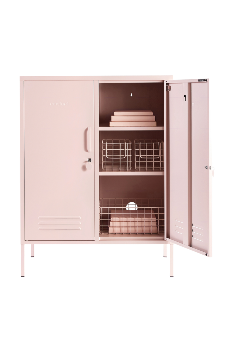 Mustard Made | The Midi Metal Locker in Blush