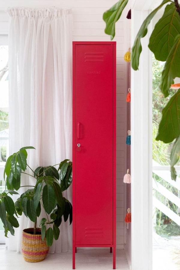 Mustard Made | The Skinny Metal Locker in Poppy