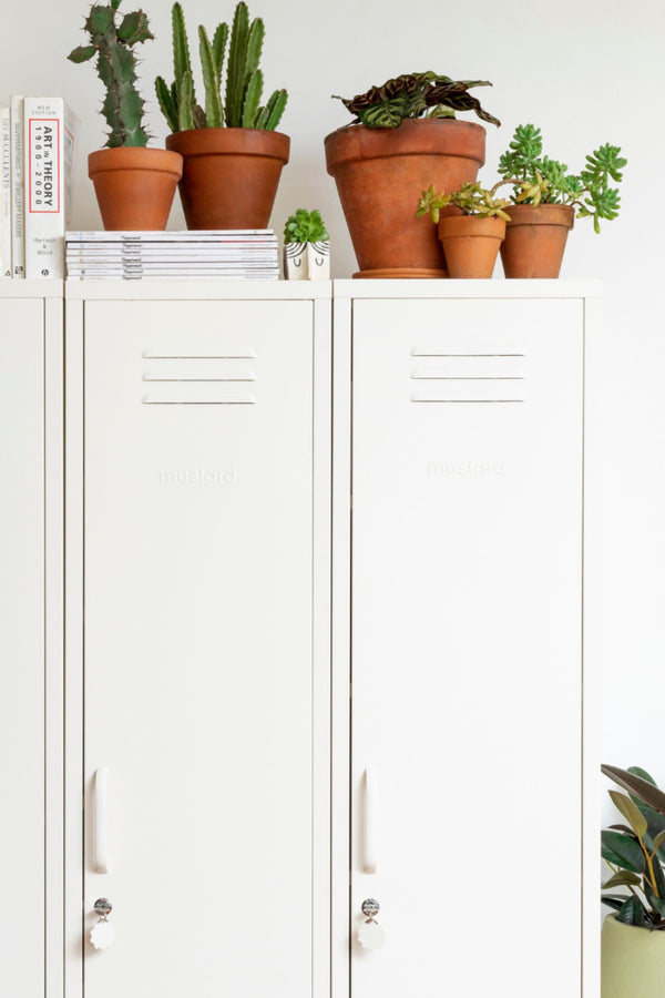 Mustard Made | The Skinny Metal Locker in Chalk