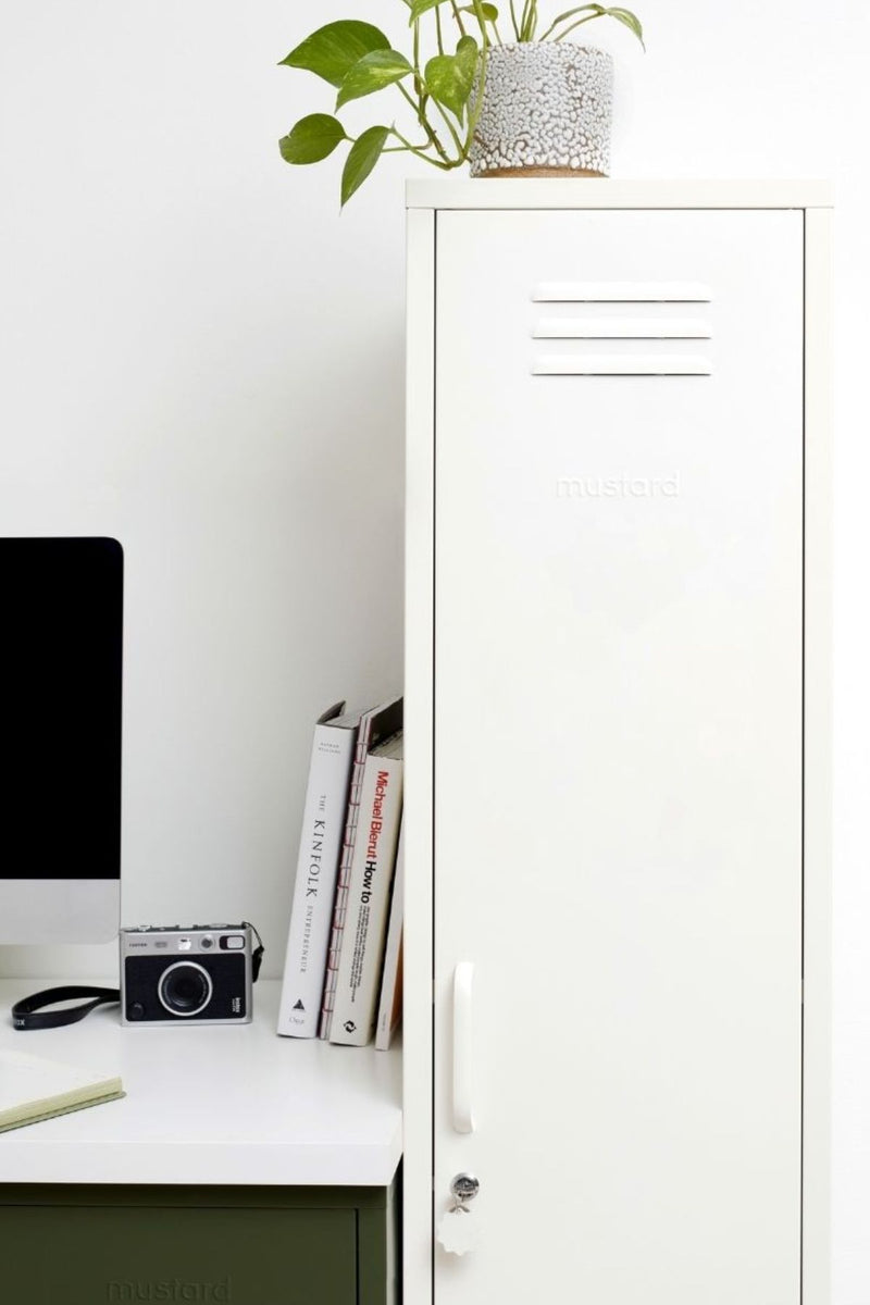 Mustard Made | The Skinny Metal Locker in Chalk