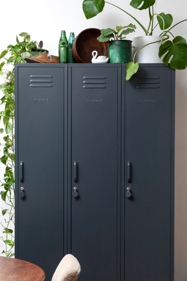 Mustard Made | The Skinny Metal Locker in Slate