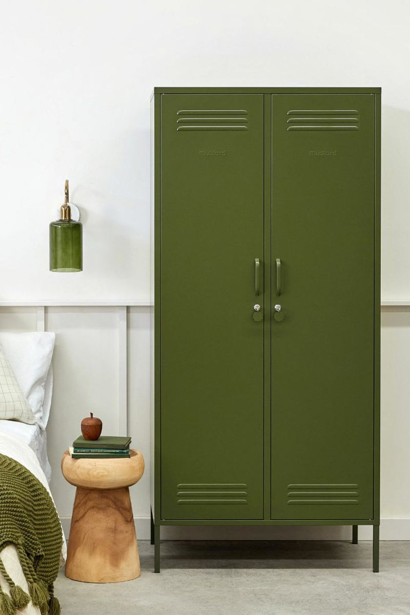 Mustard Made | The Twinny Metal Locker in Olive