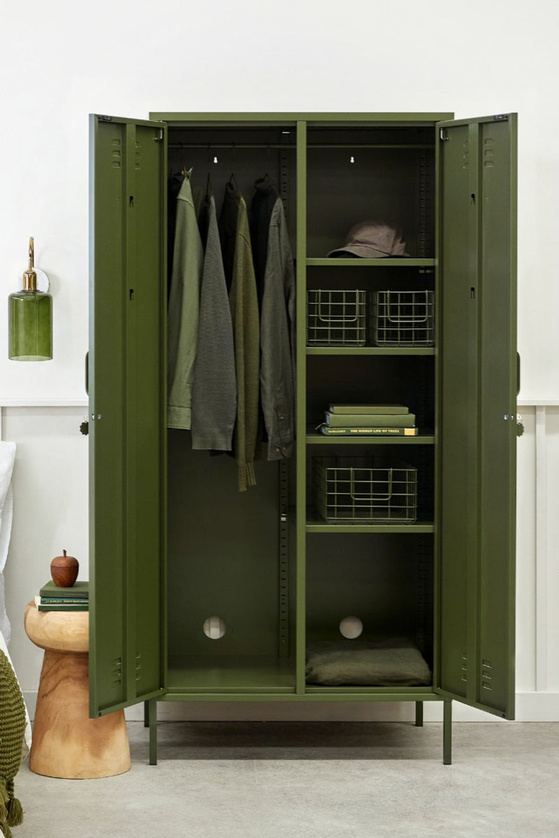 Mustard Made | The Twinny Metal Locker in Olive