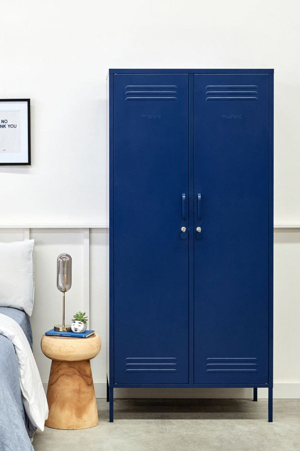 Mustard Made | The Twinny Metal Locker in Navy