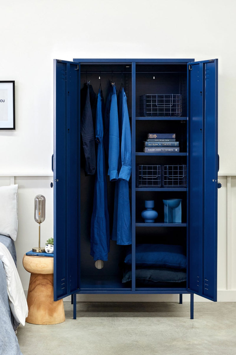 Mustard Made | The Twinny Metal Locker in Navy