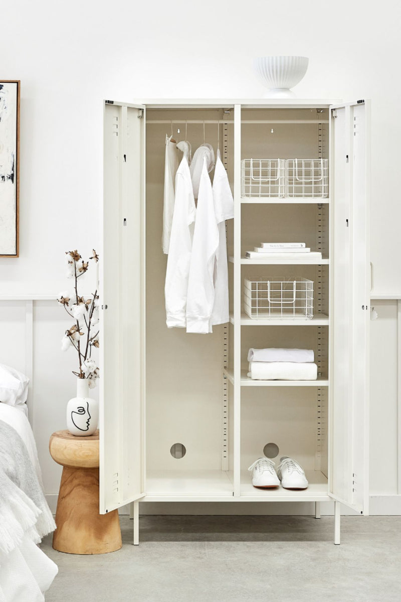 Mustard Made | The Twinny Metal Locker in Chalk