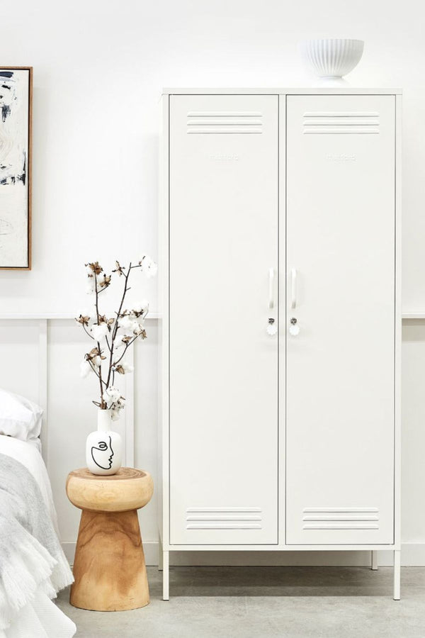 Mustard Made | The Twinny Metal Locker in Chalk
