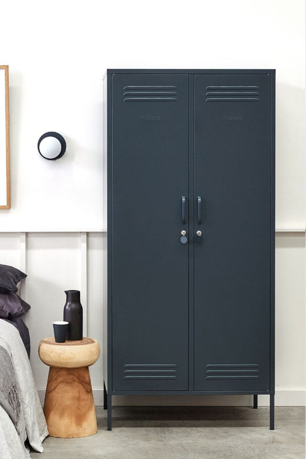 Mustard Made | The Twinny Metal Locker in Slate