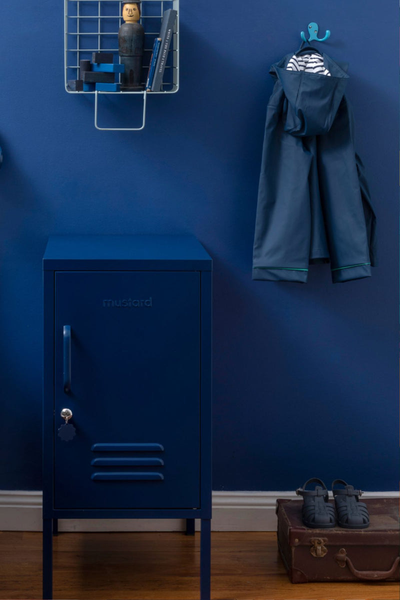 Mustard Made | The Shorty Metal Locker in Navy