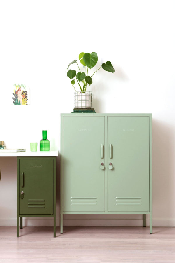 Mustard Made | The Midi Metal Locker in Sage
