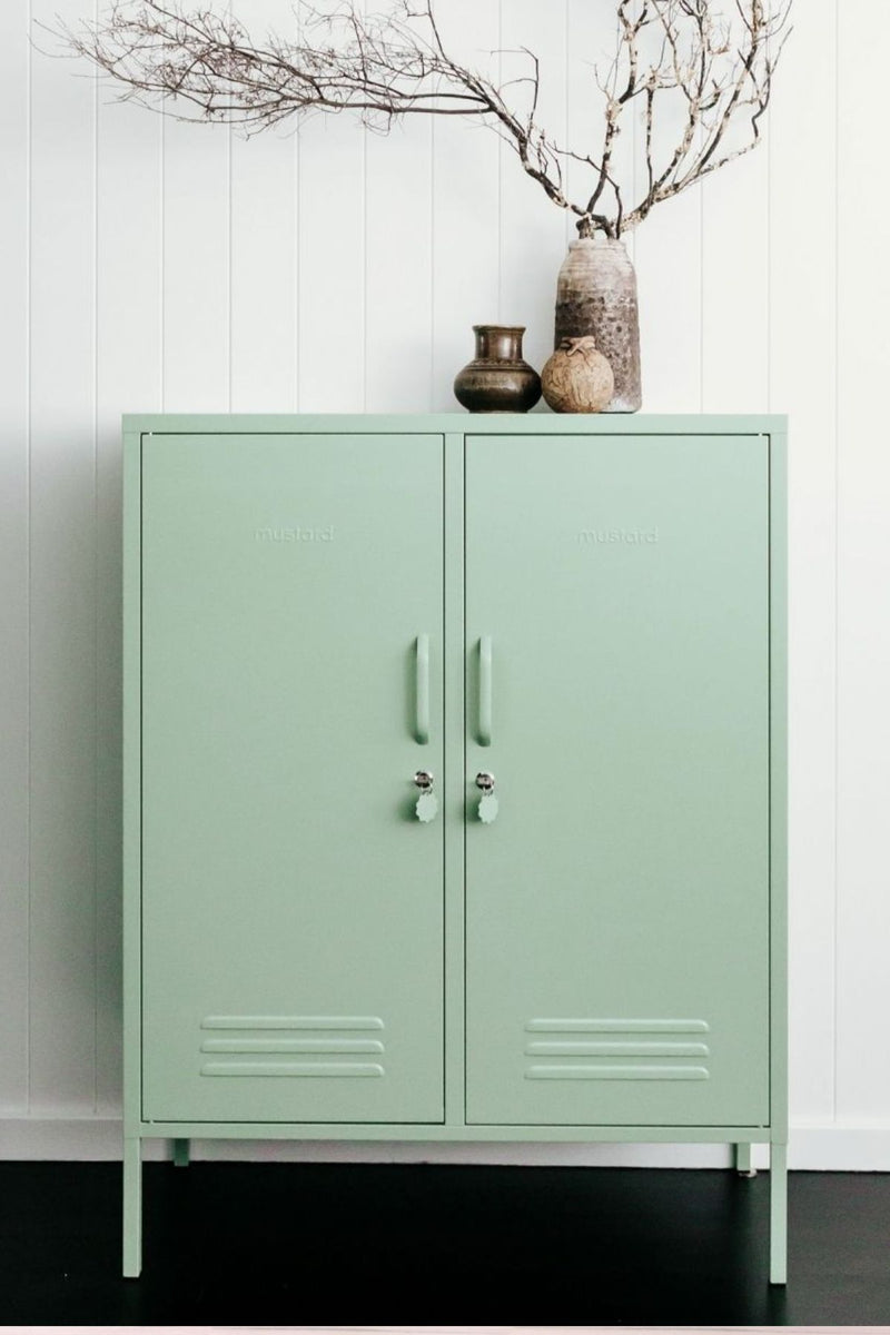 Mustard Made | The Midi Metal Locker in Sage