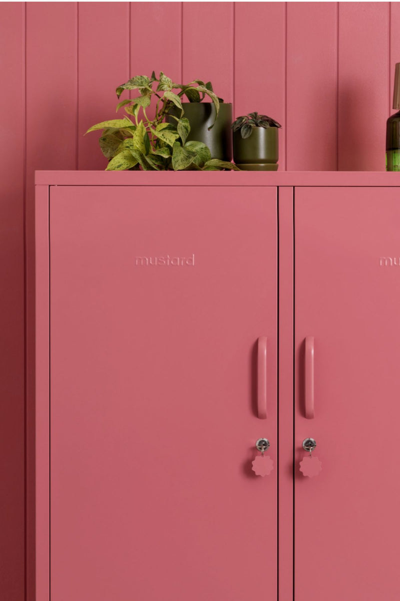 Mustard Made | The Midi Metal Locker in Berry