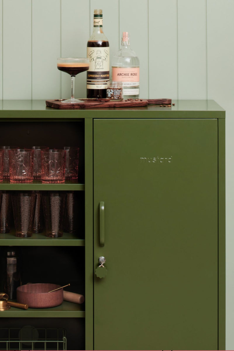 Mustard Made | The Midi Metal Locker in Olive