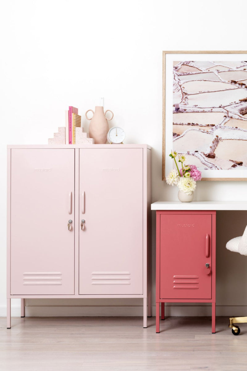 Mustard Made | The Midi Metal Locker in Blush