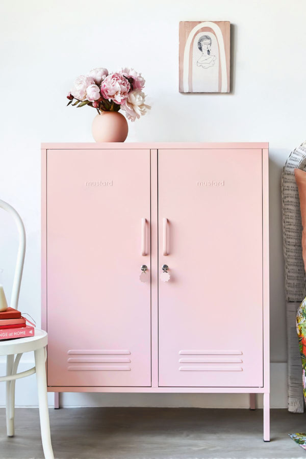 Mustard Made | The Midi Metal Locker in Blush