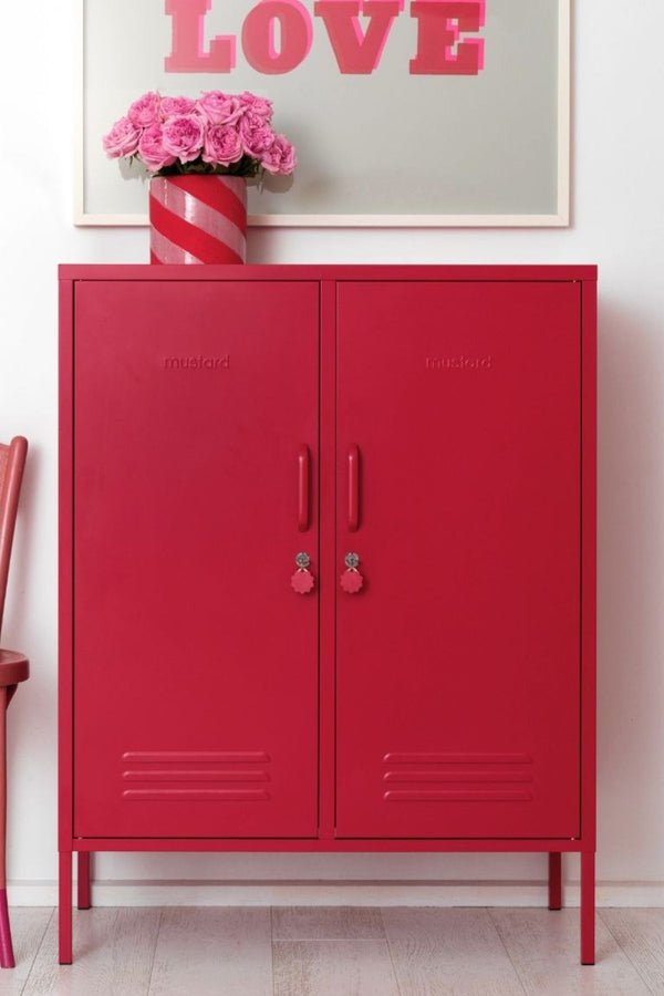Mustard Made | The Midi Metal Locker in Poppy