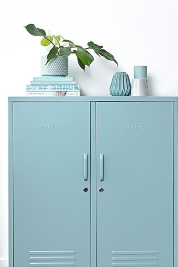 Mustard Made | The Midi Metal Locker in Ocean