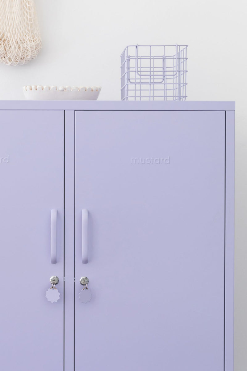 Mustard Made | The Midi Metal Locker in Lilac