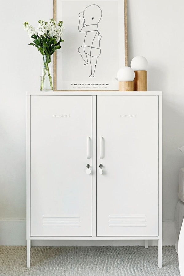 Mustard Made | The Midi Metal Locker in Chalk