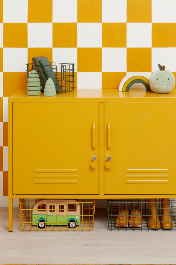 Mustard Made | The Lowdown Metal Locker in Mustard