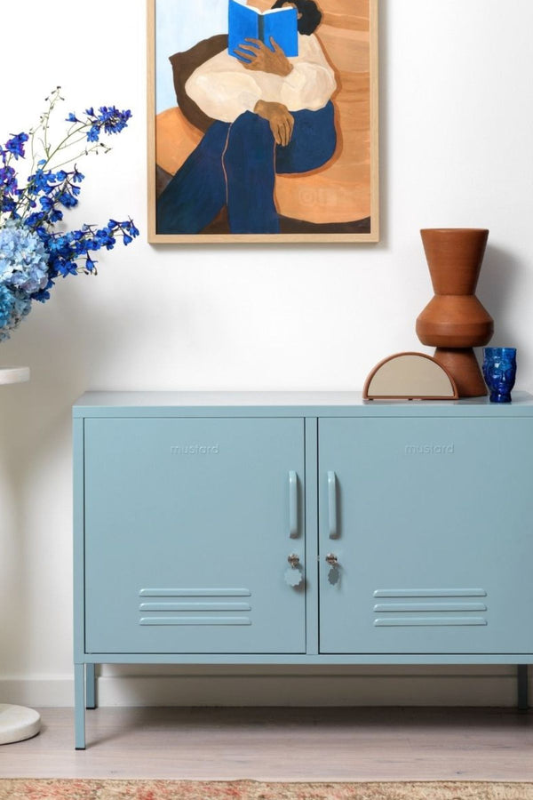 Mustard Made | The Lowdown Metal Locker in Ocean