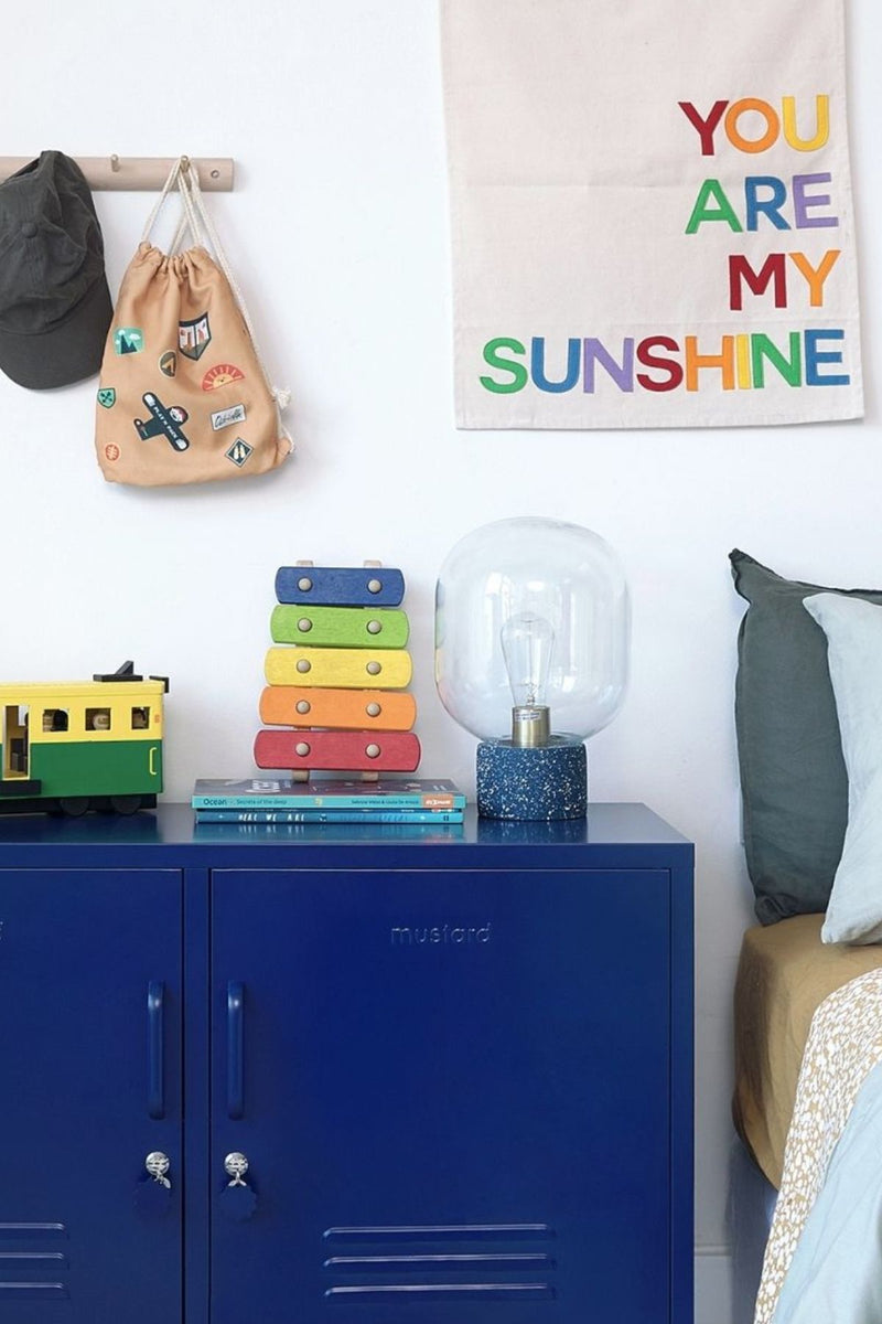 Mustard Made | The Lowdown Metal Locker in Navy