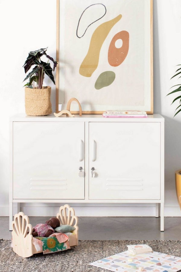 Mustard Made | The Lowdown Metal Locker in Chalk