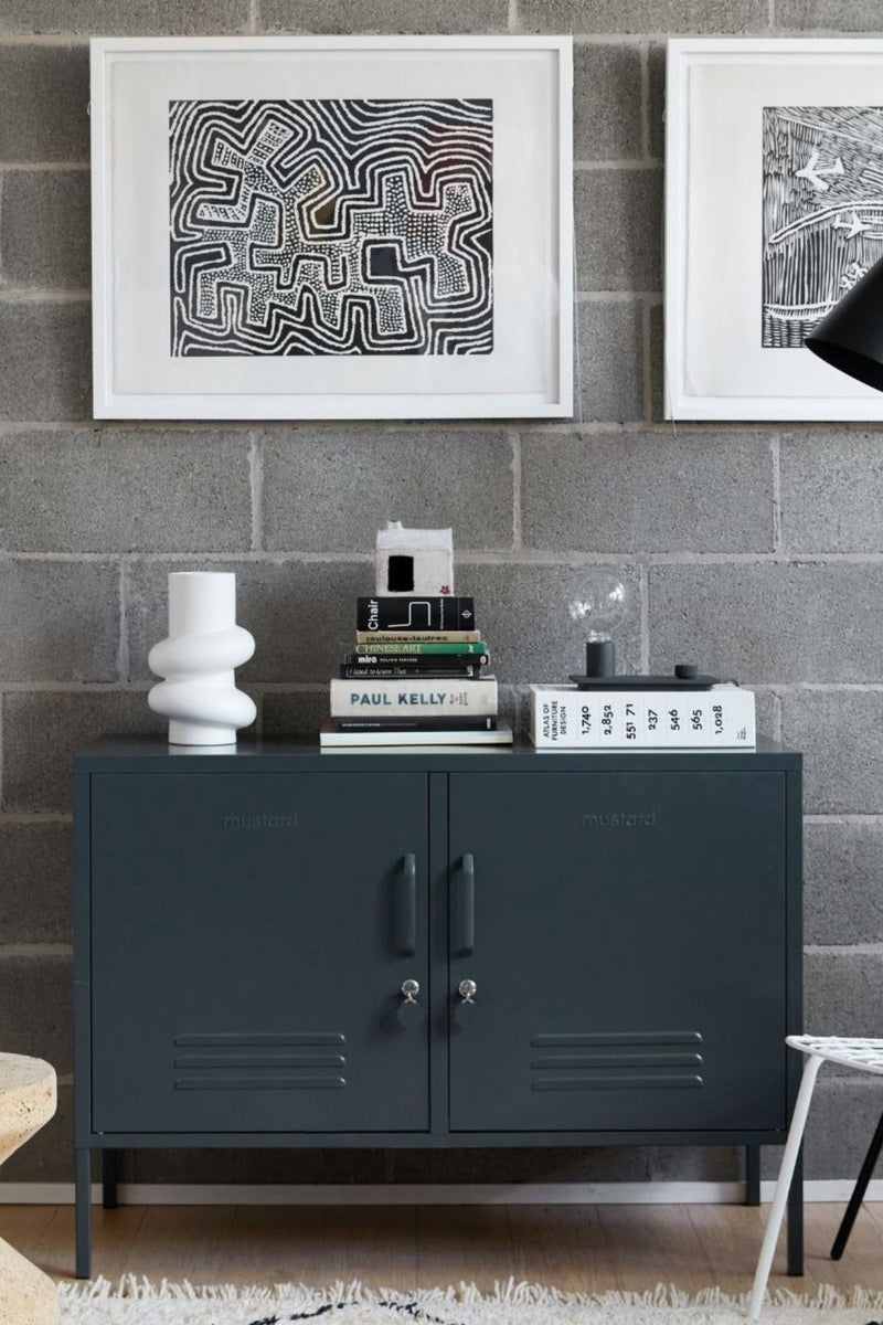 Mustard Made | The Lowdown Metal Locker in Slate