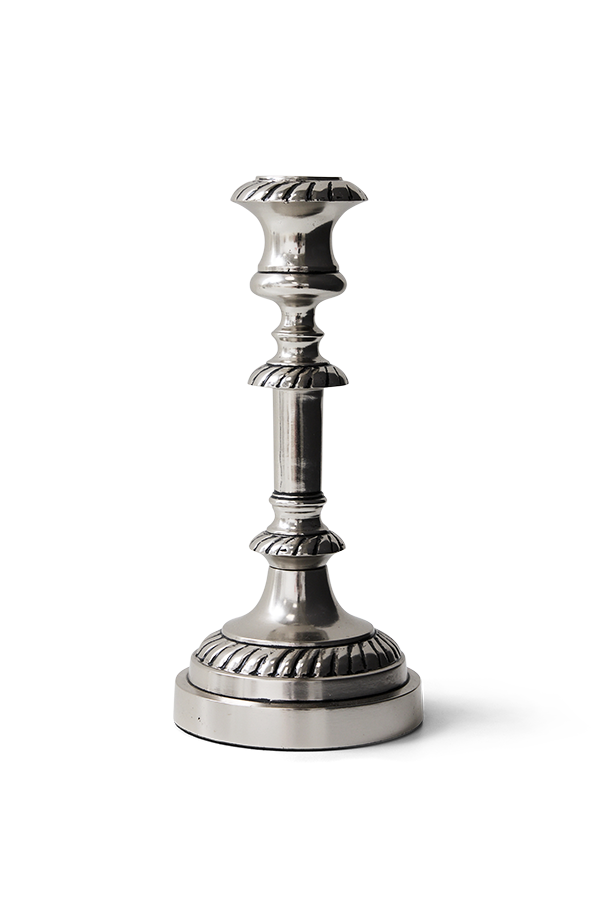 HKLIVING ® | Chrome Forged Candlestick Holder