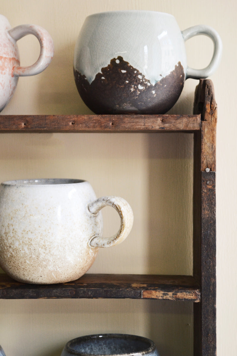 Re-Used Wooden Brick Mould Shelf