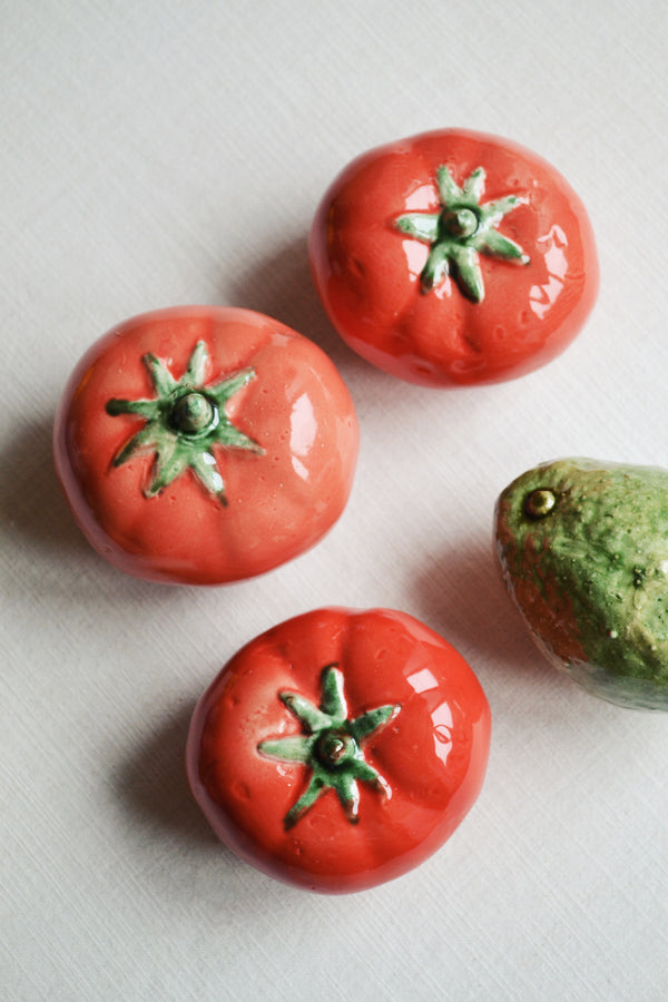 Ceramic Tomato Figure