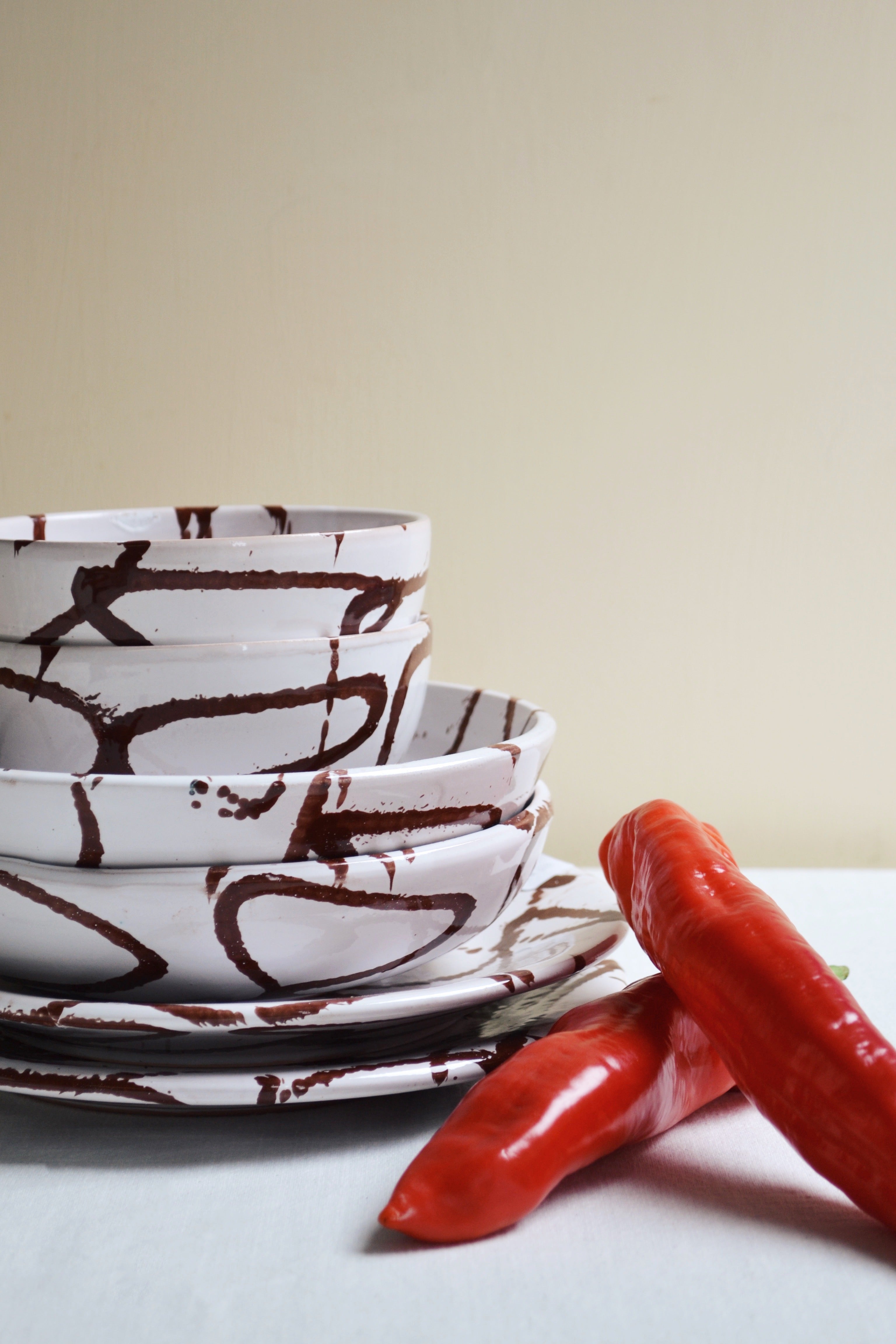 Splatter Plates Splatter Dinner Plate - Brown – Spicer and Wood