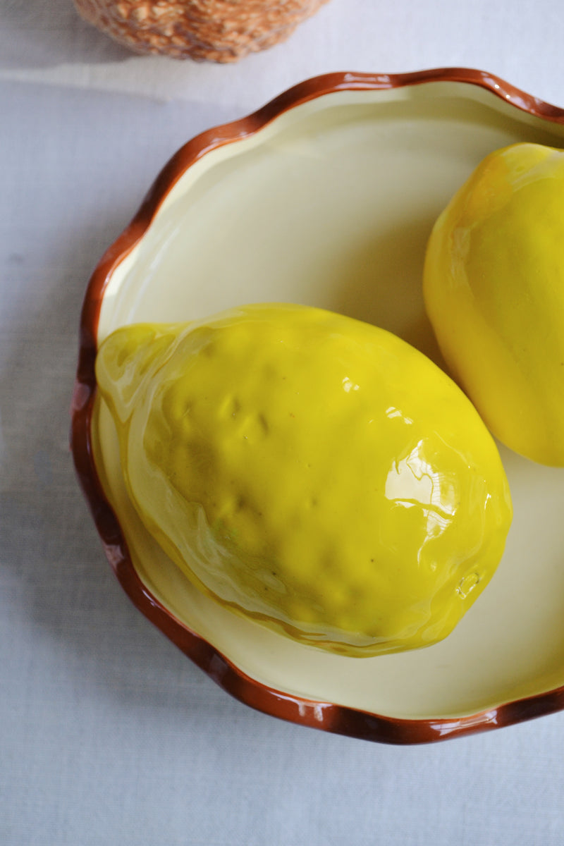 Ceramic Lemon Figure