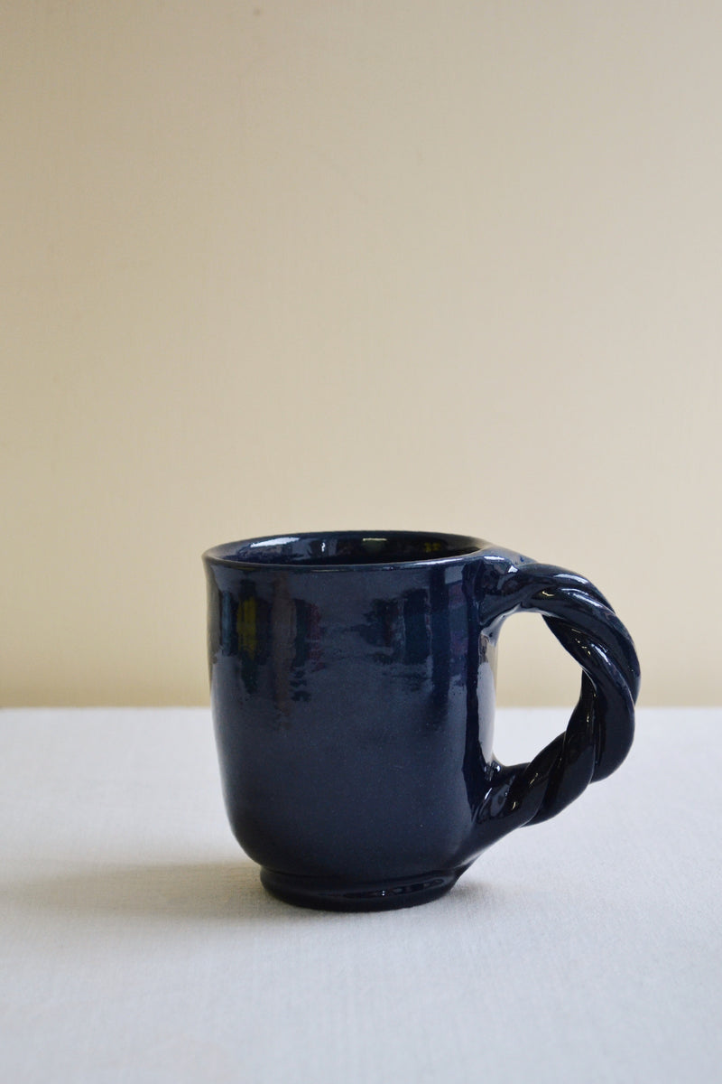 Twisted Handle Mug - Four Colours Available