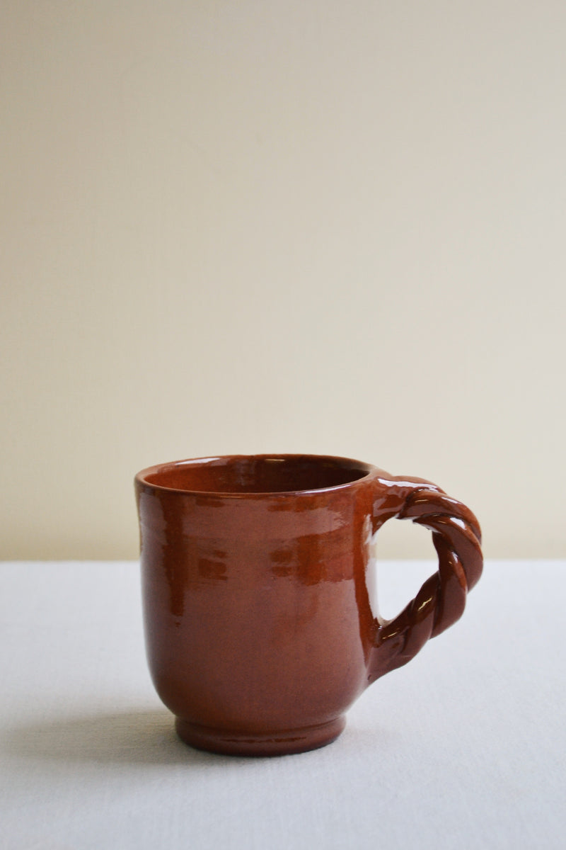 Twisted Handle Mug - Four Colours Available