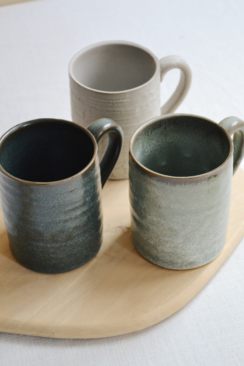Rustic Stoneware Mug - Three Colours Available