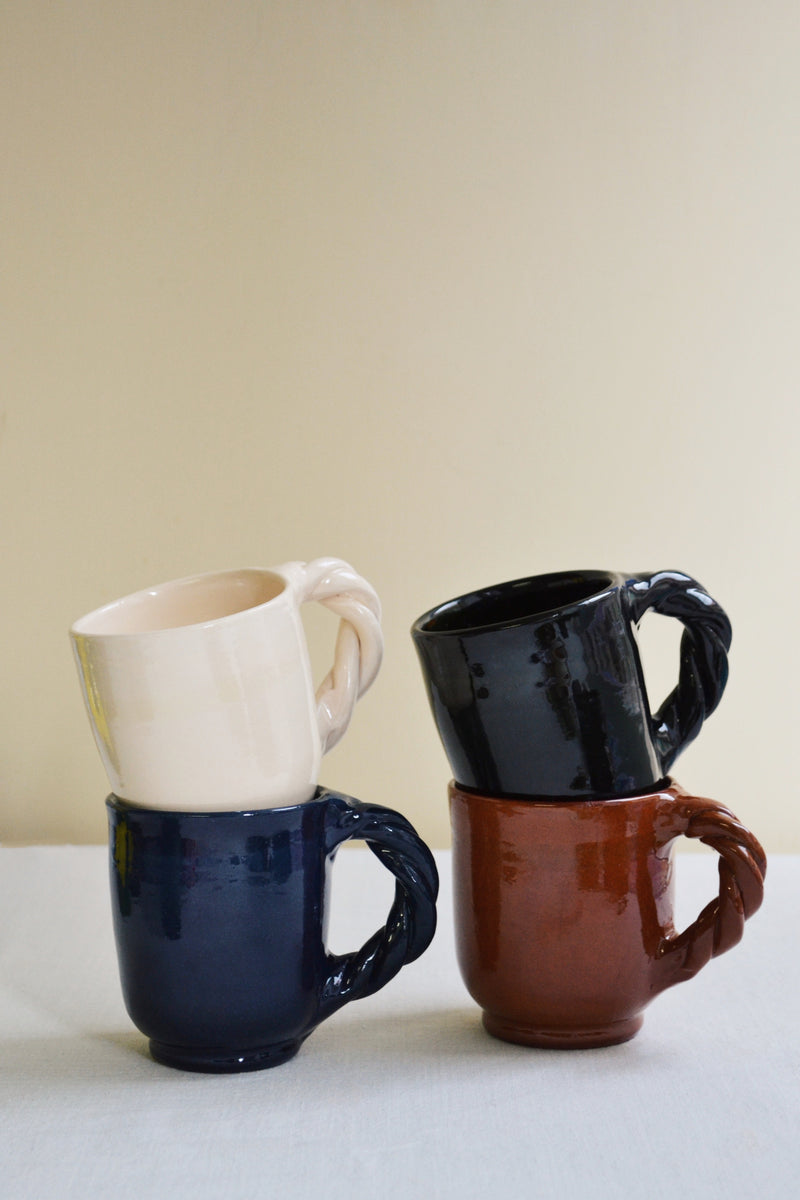 Twisted Handle Mug