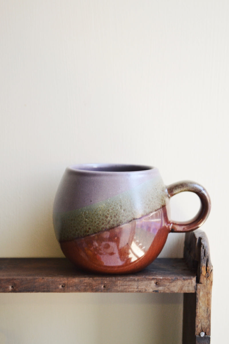 Round Glazed Mug - Two Colours Available