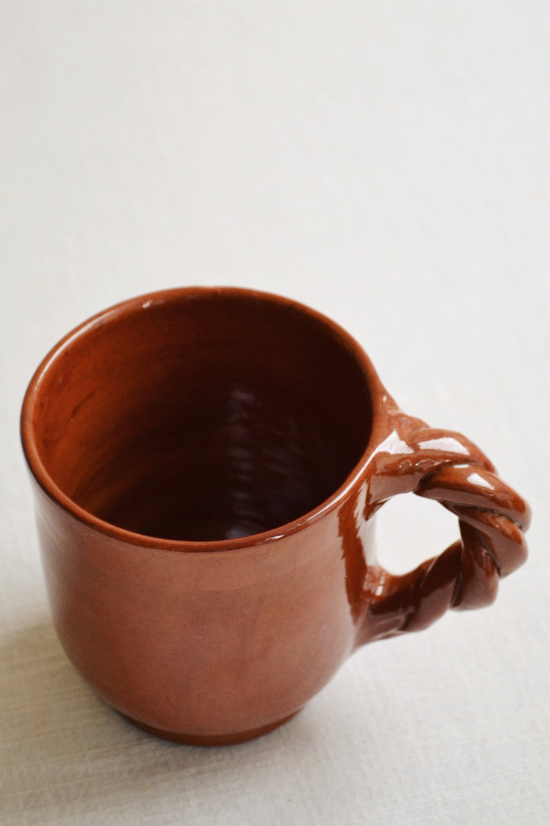 Twisted Handle Mug - Four Colours Available