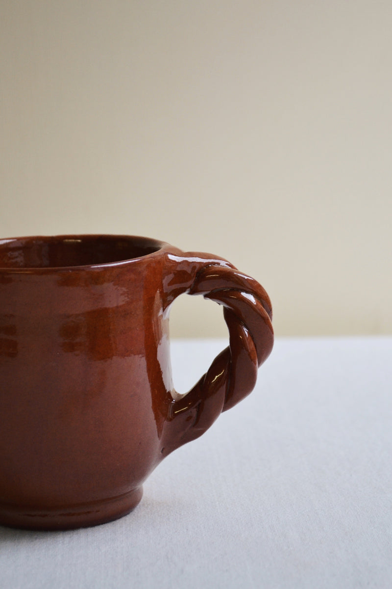 Twisted Handle Mug - Four Colours Available