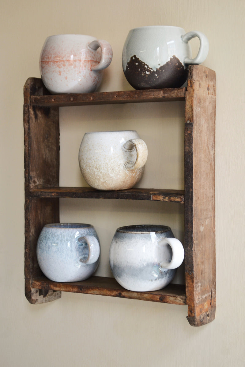 Re-Used Wooden Brick Mould Shelf