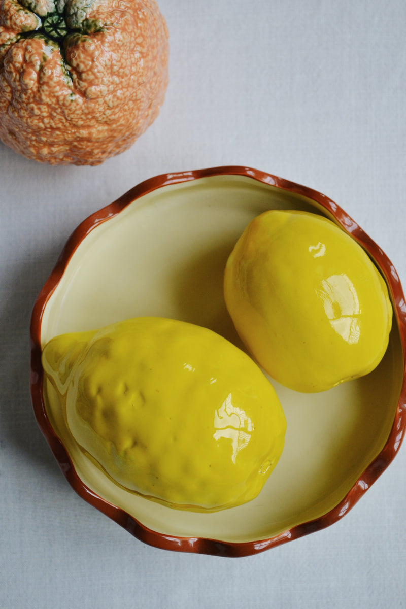 Ceramic Lemon Figure