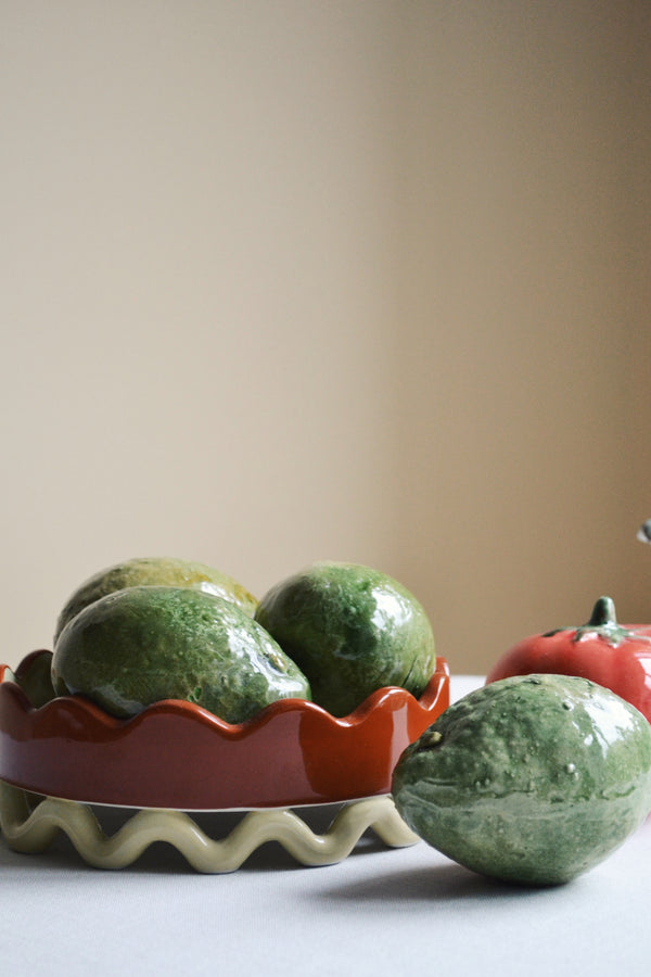 Ceramic Avocado Figure