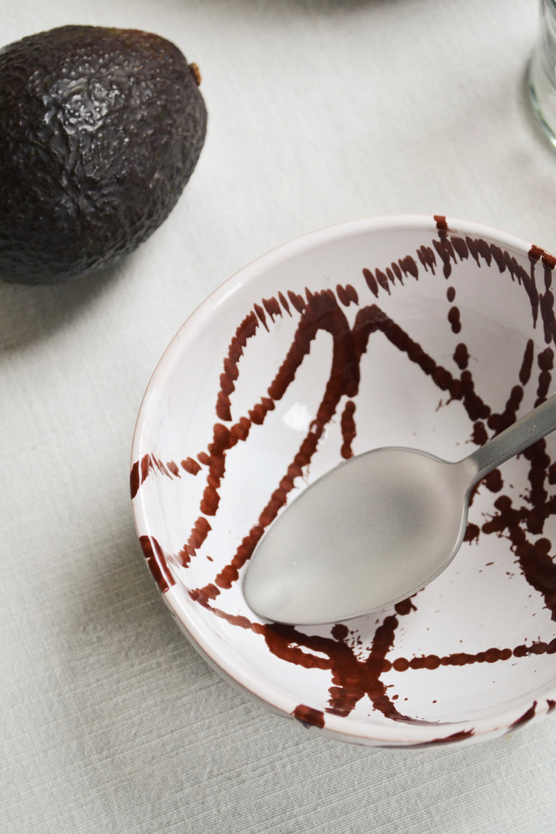 Splatter Bowl - Brown